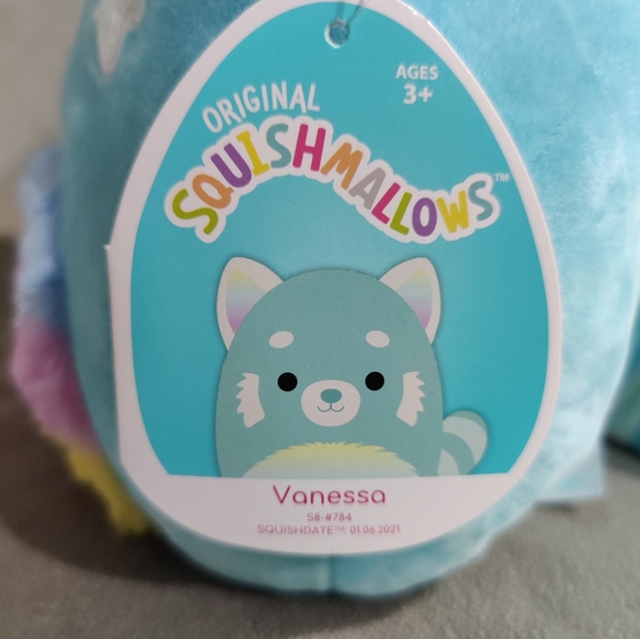 Squishmallows 2021 "Vanessa" The Red Panda Plushie - Picture 7 of 8